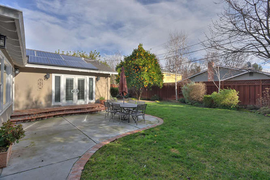San Jose Corporate Rentals - West San Jose Executive Rental - Patio View
